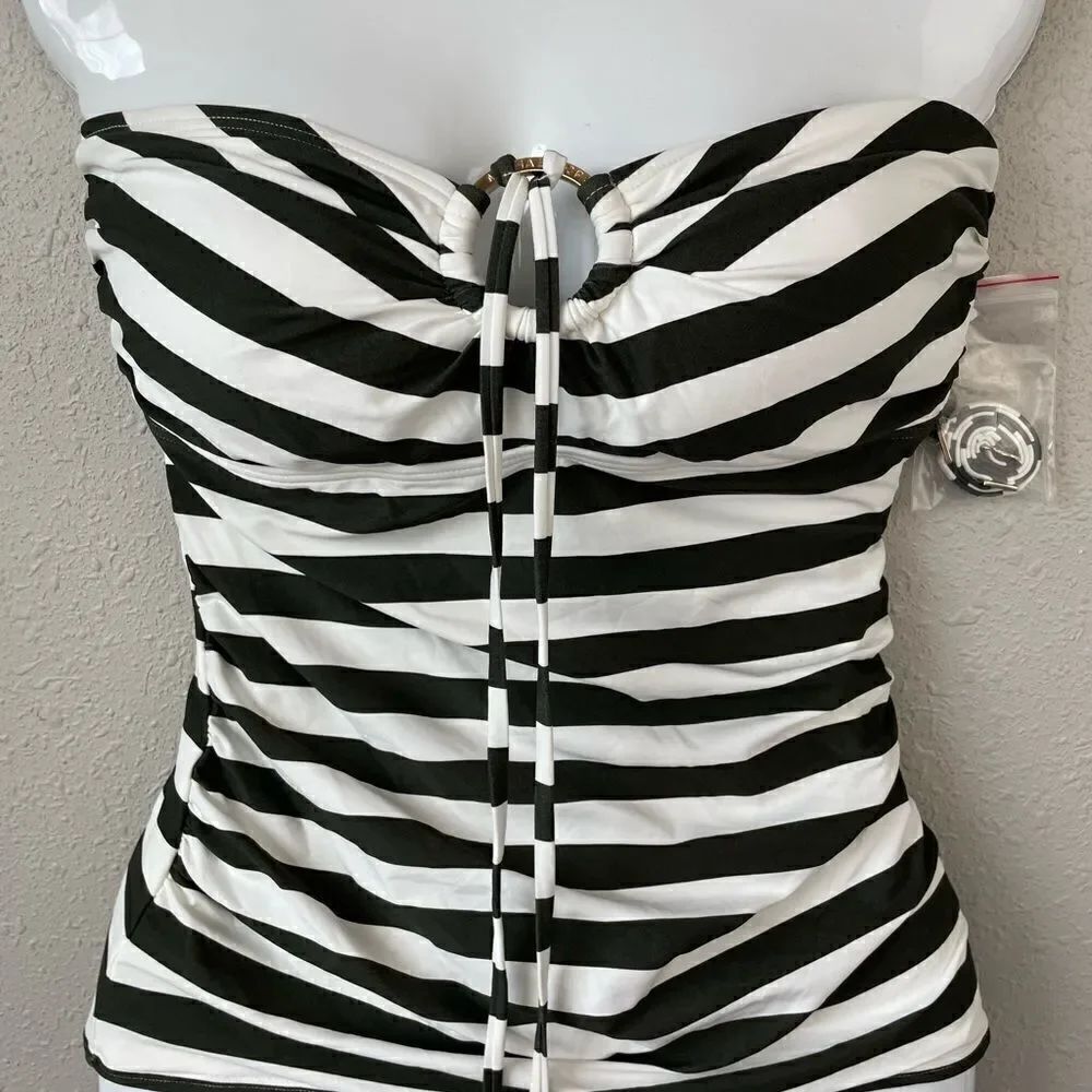 NWT MICHAEL Michael Kors Tankini Top Size XS